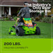 60V 42" Cordless Battery CrossoverZ Zero Turn Lawn Mower + Bagger, (6) 8.0 Ah Batteries and (3) Dual-Port Turbo Chargers greenworkstools