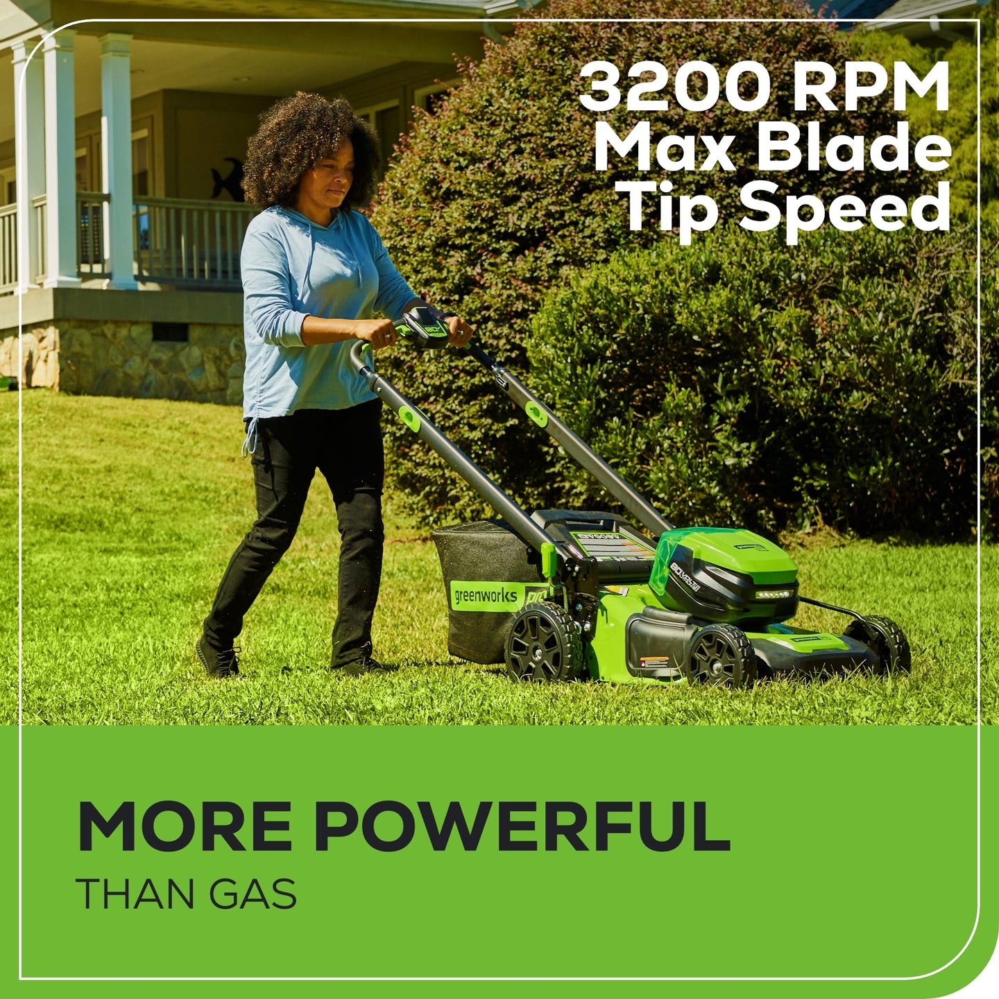 80V 21" Cordless Battery 4-in-1 Push Mower and 16" String Trimmer Combo Kit, (1) 4.0 Ah Battery and (1) Rapid Charger greenworkstools
