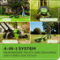 80V 21" Cordless Battery 4-in-1 Push Mower and 730CFM Leaf Blower Combo Kit, (1) 4.0 Ah Battery and (1) Rapid Charger greenworkstools