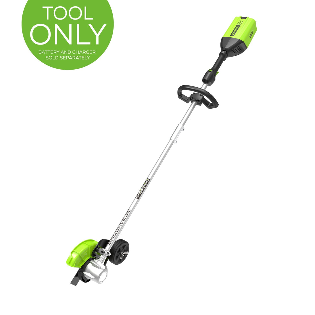 80V 16" Cordless Battery String Trimmer and 8" Edger Combo Kit: 2.0 Ah Battery and Charger greenworkstools