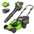80V 21" Cordless Battery Self-Propelled Mower and Blower: 4.0 Ah Battery and Rapid Charger greenworkstools