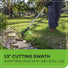60V 13" Cordless Battery String Trimmer & 540 CFM Leaf Blower Combo Kit w/ 4.0Ah Battery & Charger greenworkstools