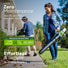 60V 610 CFM Cordless Battery Leaf Blower and Gutter Cleaning Kit Combo Kit: 2.5 Ah Battery and Rapid Charger greenworkstools