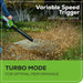 60V 13" Cordless Battery String Trimmer & 540 CFM Leaf Blower Combo Kit w/ 4.0Ah Battery & Charger greenworkstools