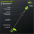 60V 16" Cordless Battery String Trimmer + 750CFM Blower w/2.5Ah Battery and 3A Charger Greenworks