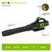 60V 25" Cordless Battery Self-Propelled Mower Combo Kit, Blower: (2) 4.0 Ah Batteries and Dual-Port Charger greenworkstools