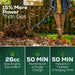 60V 610 CFM Cordless Battery Leaf Blower and Gutter Cleaning Kit Combo Kit: 2.5 Ah Battery and Rapid Charger greenworkstools