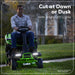 60V 30" CrossoverT Riding Lawn Tractor 3PC Combo Kit, Two 8.0 Ah Batteries, Two 4.0 Ah Batteries, One 2.5 Ah Battery and Two Chargers Greenworks
