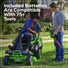 60V 30" CrossoverT Riding Lawn Tractor 3PC Combo Kit, Two 8.0 Ah Batteries, Two 4.0 Ah Batteries, One 2.5 Ah Battery and Two Chargers Greenworks