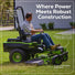 60V 54" MaximusZ Zero Turn Riding Mower 3PC Combo Kit with (2) 20.0 Ah: (2) 8.0 Ah: (2) 4.0 Ah and (1)2.5 Ah Batteries and (2) Charger Greenworks