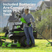 60V 54" MaximusZ Zero Turn Riding Mower 3PC Combo Kit with (2) 20.0 Ah: (2) 8.0 Ah: (2) 4.0 Ah and (1)2.5 Ah Batteries and (2) Charger Greenworks