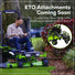 60V 54" MaximusZ Zero Turn Riding Mower 3PC Combo Kit with (2) 20.0 Ah: (2) 8.0 Ah: (2) 4.0 Ah and (1)2.5 Ah Batteries and (2) Charger Greenworks