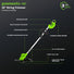 40V 15" Cordless Battery String Trimmer/Blower Combo Kit: 2.5 Ah Battery and Charger greenworkstools