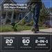 24V 12" Cordless Battery String Trimmer and 320 CFM Blower Combo Kit: 2.0 Ah Battery and Charger greenworkstools