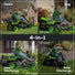 60V 30" CrossoverT Riding Lawn Tractor 3PC Combo Kit, Two 8.0 Ah Batteries, Two 4.0 Ah Batteries, One 2.5 Ah Battery and Two Chargers Greenworks