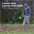 60V 16" Cordless Battery String Trimmer + 750CFM Blower w/2.5Ah Battery and 3A Charger Greenworks