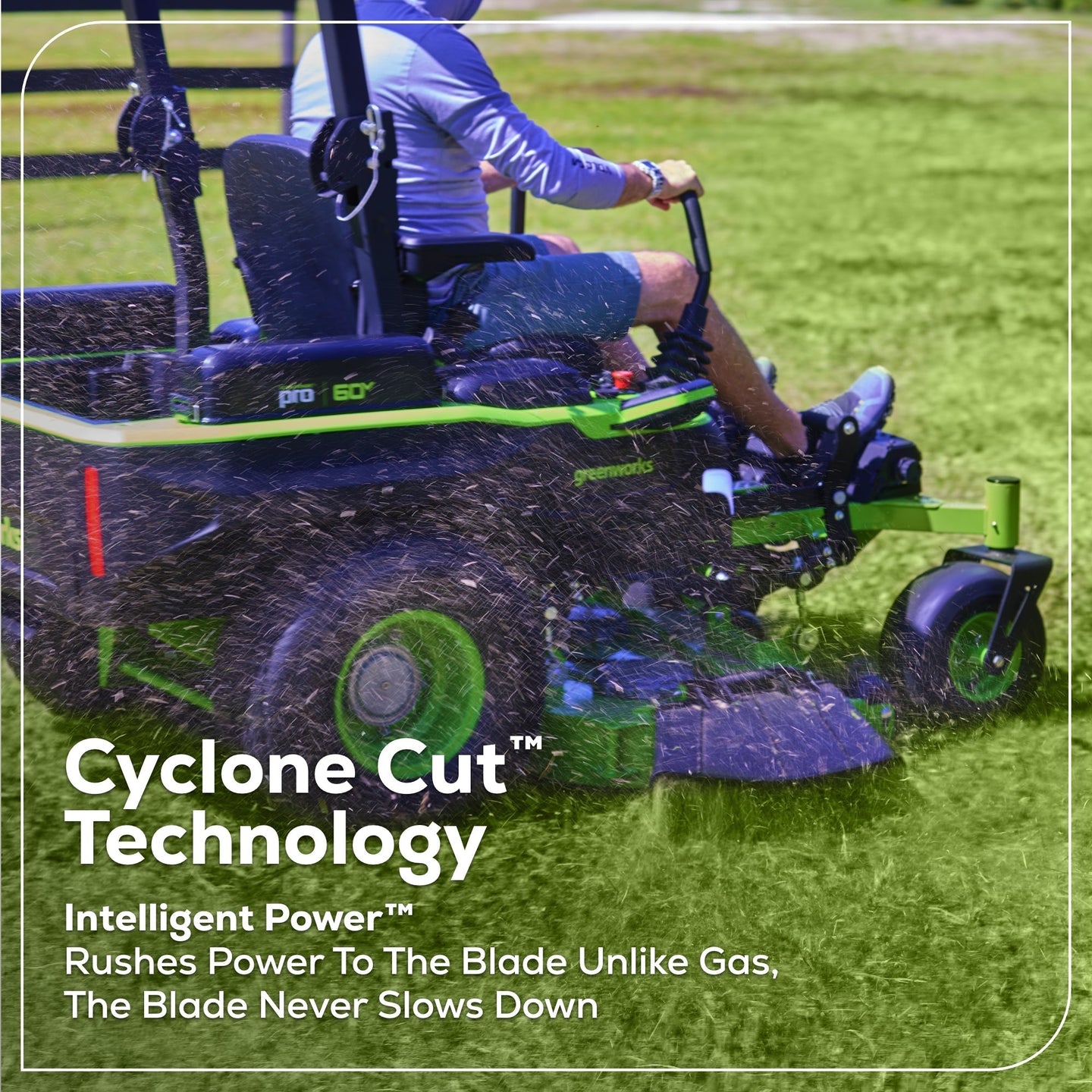60V 54" MaximusZ Zero Turn Riding Mower 4PC Combo Kit with (2) 20.0 Ah: (2) 8.0 Ah: (2) 4.0 Ah and (1)2.5 Ah Batteries and (2) Charger Greenworks