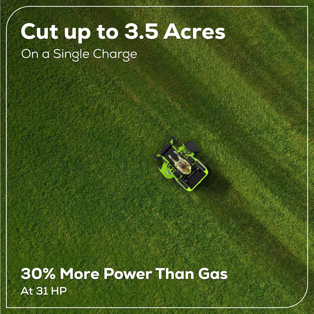 60V 54" MaximusZ Zero Turn Riding Mower 3PC Combo Kit with (2) 20.0 Ah: (2) 8.0 Ah: (2) 4.0 Ah and (1)2.5 Ah Batteries and (2) Charger Greenworks