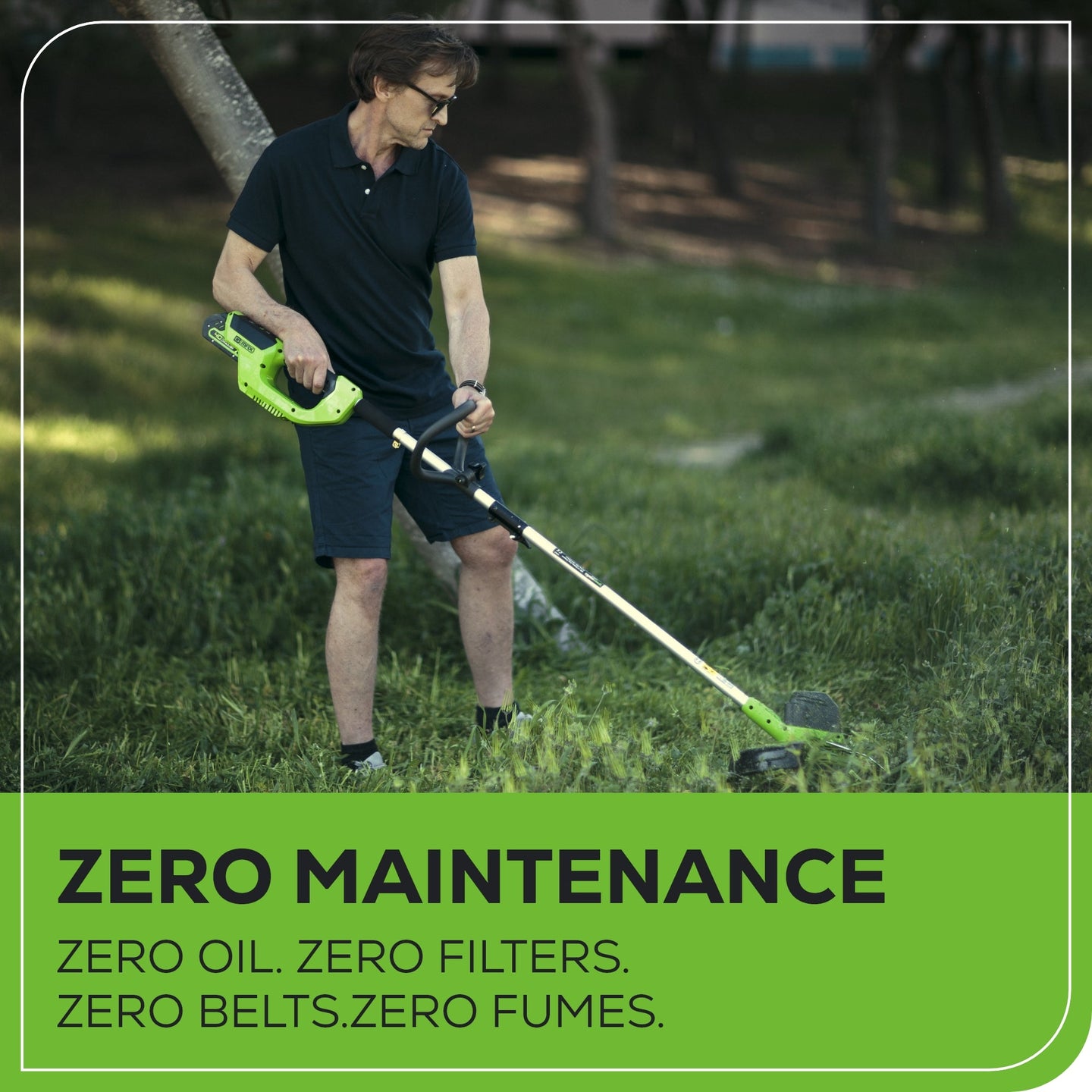 40V 12" Cordless String Trimmer and Leaf Blower Combo Kit w/ 2.0Ah Battery & Charger greenworkstools
