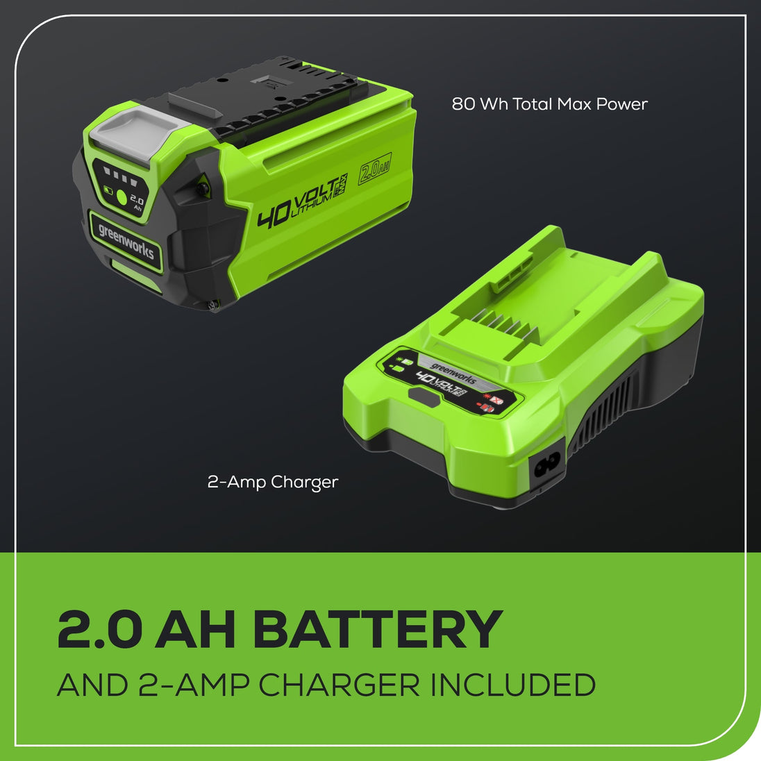 40V 12" Cordless String Trimmer and Leaf Blower Combo Kit w/ 2.0Ah Battery & Charger greenworkstools