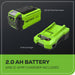 40V 12" Cordless String Trimmer and Leaf Blower Combo Kit w/ 2.0Ah Battery & Charger greenworkstools