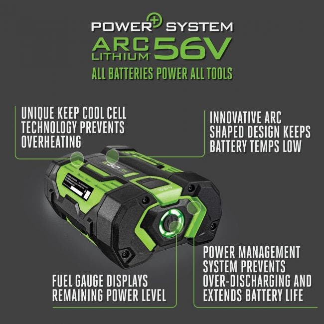 EGO Power+ Pack of 2 BA1400T 2.5Ah Batteries with CH2800D 280W Dual Port Charger Kit EGO Power+