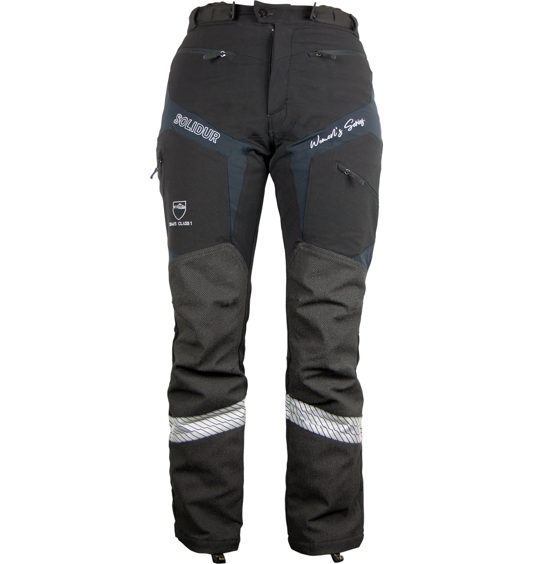 Solidur Woman's Limited Edition Black Climb Chainsaw Pants Solidur