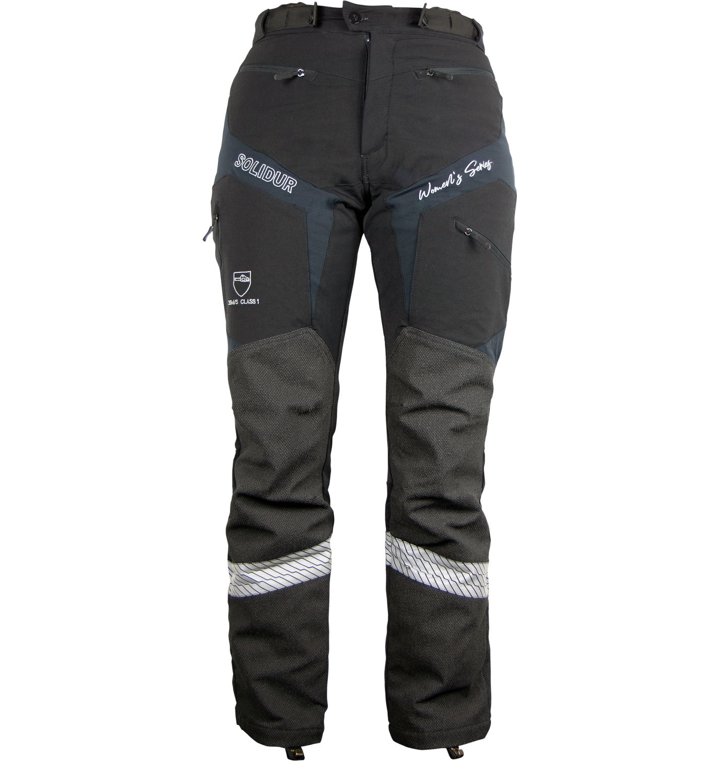 Solidur Woman's Limited Edition Black Climb Chainsaw Pants Solidur