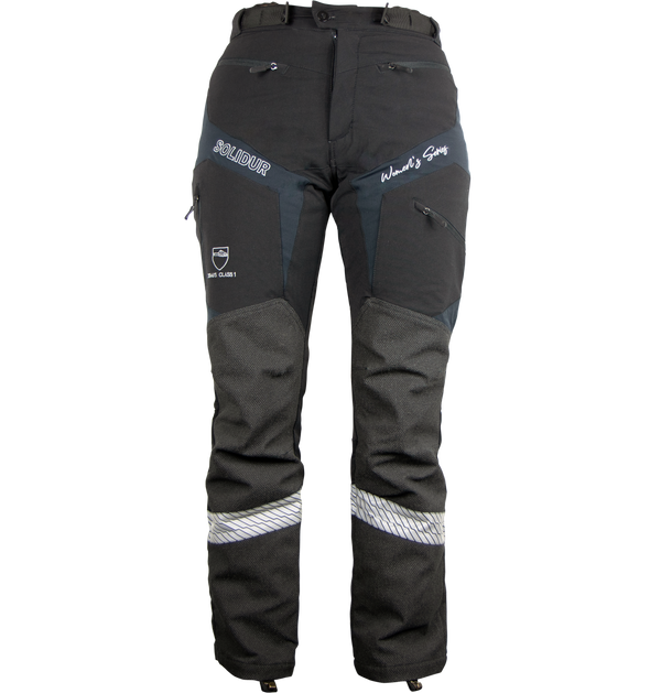 Solidur Woman's Limited Edition Black Climb Chainsaw Pants Solidur