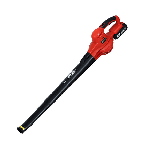 Giantz 20V Cordless Leaf Blower Garden Lithium Battery Electric Nozzles 2-Speed Platinum Deals