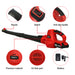 Giantz 20V Cordless Leaf Blower Garden Lithium Battery Electric Nozzles 2-Speed Platinum Deals