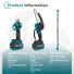 NewBeny Cordless 6" Chainsaw & 25mm Pruning Shears & 2m High Pole Combo Kit With 2 Batteries and Charger NEWBENY