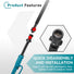 NewBeny Cordless 6" Chainsaw & 25mm Pruning Shears & 2m High Pole Combo Kit With 2 Batteries and Charger NEWBENY