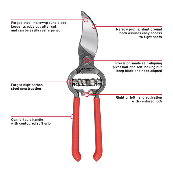 Corona BP 3160 ClassicCUT Bypass Pruner - 3/4 In. Corona