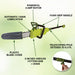 2-in-1 Electric Chain Saw & Pole Saw 2simpleagency