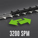 EGO Power+ HT2501 25" Cordless Electric Double Sided Hedge Trimmer with Rotating Handle with 2.5Ah Battery and Charger EGO Power+