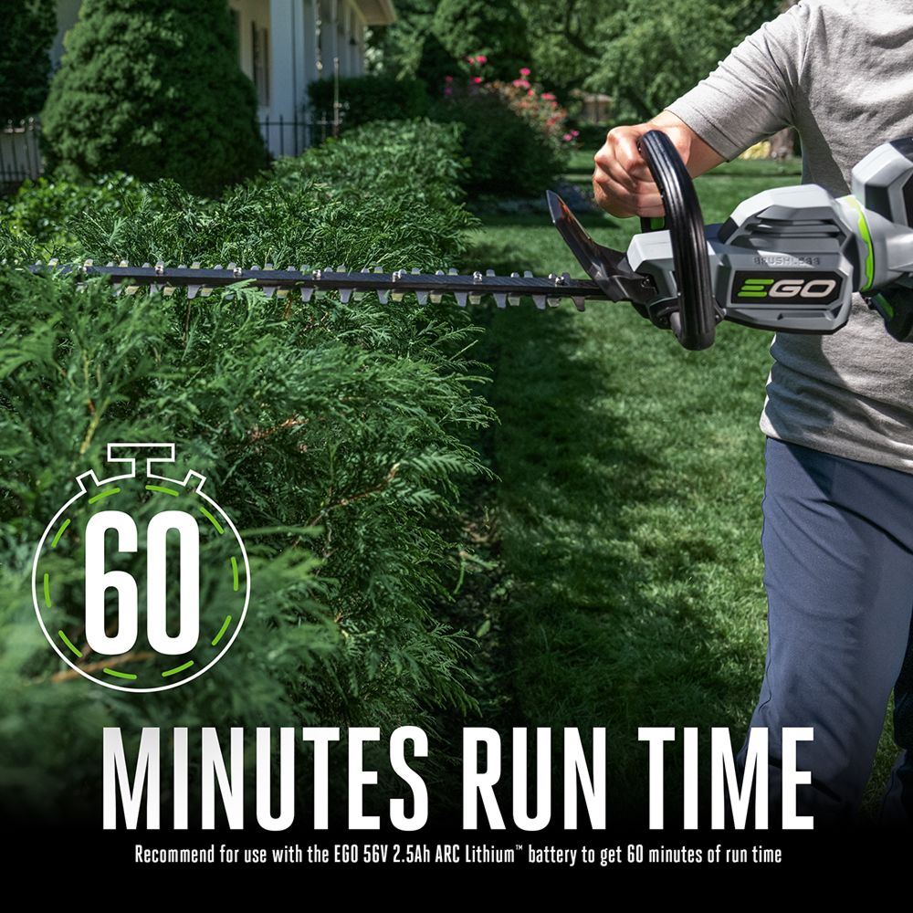 EGO Power+ HT2601 26" Hedge Trimmer with Carbon Fiber Rail, 2.5Ah Battery and Charger EGO Power+
