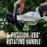 EGO Power+ HT2600 26" Hedge Trimmer with Carbon Fiber Rail - Battery and Charger Not Included EGO Power+
