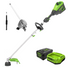60V 16" Cordless Battery String Trimmer (Attachment Capable) and 8" Edger Attachment Combo Kit: 4.0 Ah Battery and Charger greenworkstools
