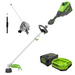 60V 16" Cordless Battery String Trimmer (Attachment Capable) and 8" Edger Attachment Combo Kit: 4.0 Ah Battery and Charger greenworkstools