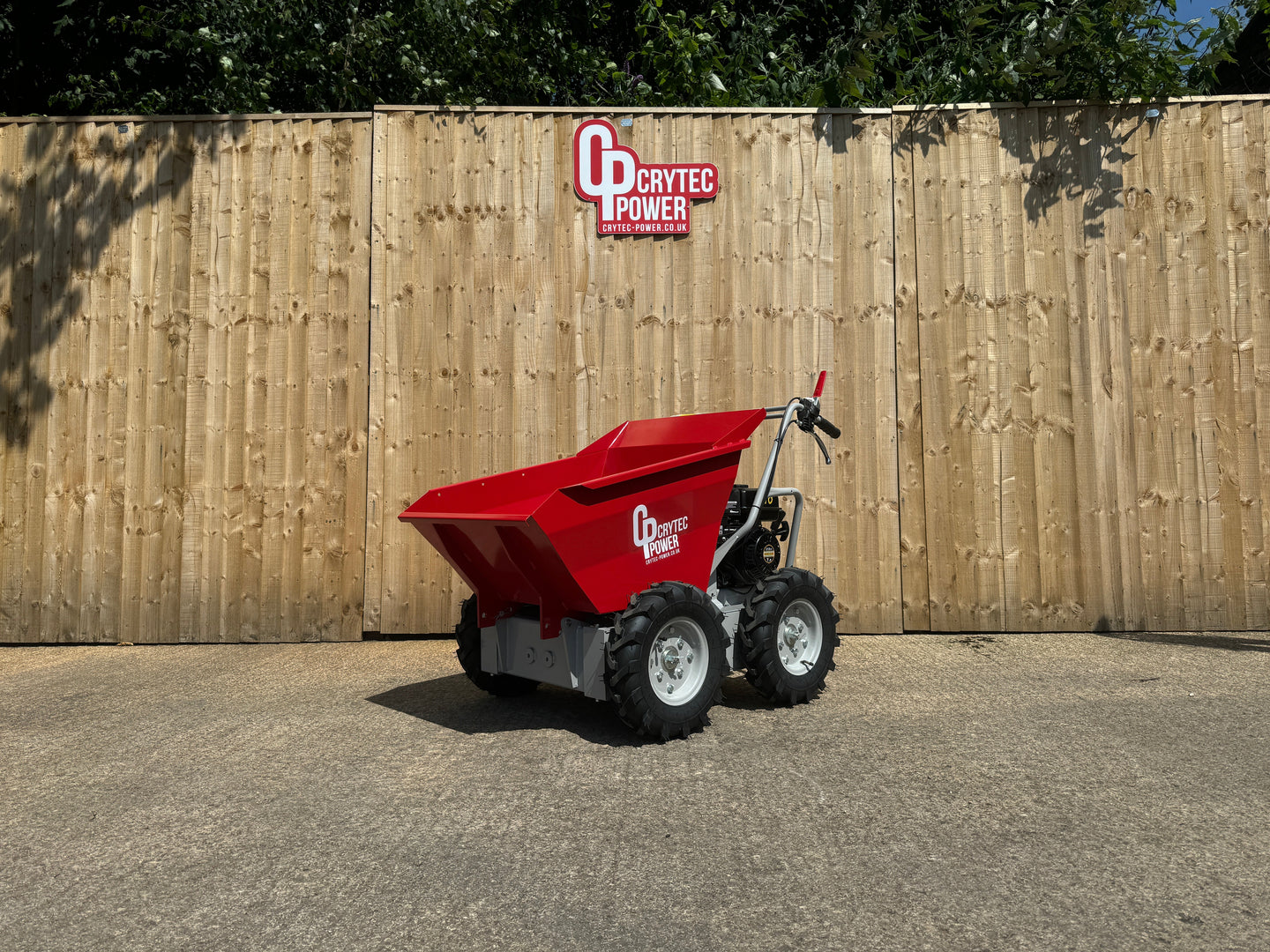 CRDT30-R | 4x4 | 300kg capacity | Petrol Power Barrow | Manual Tip Dumper Crytec