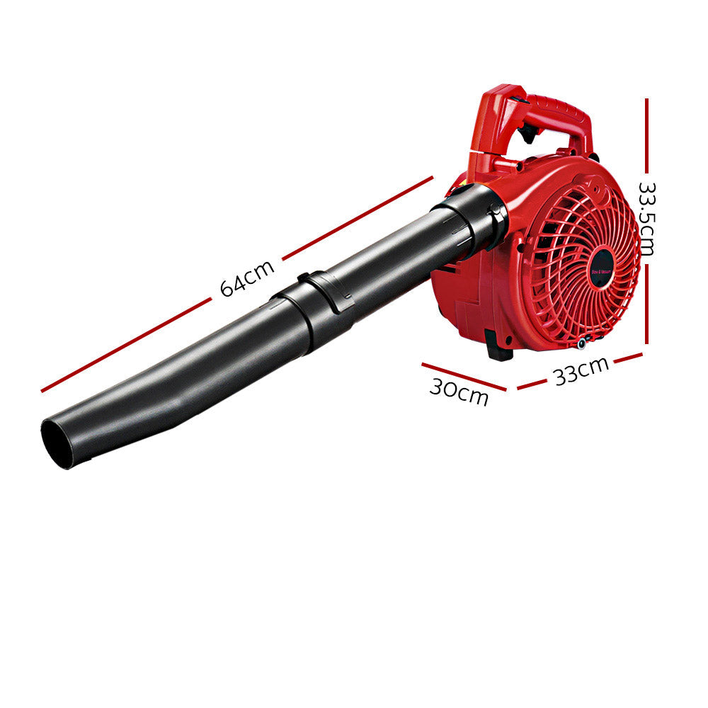 Giantz Petrol Leaf Blower Garden Vacuum Handheld Commercial Outdoor Tool 36CC Platinum Deals