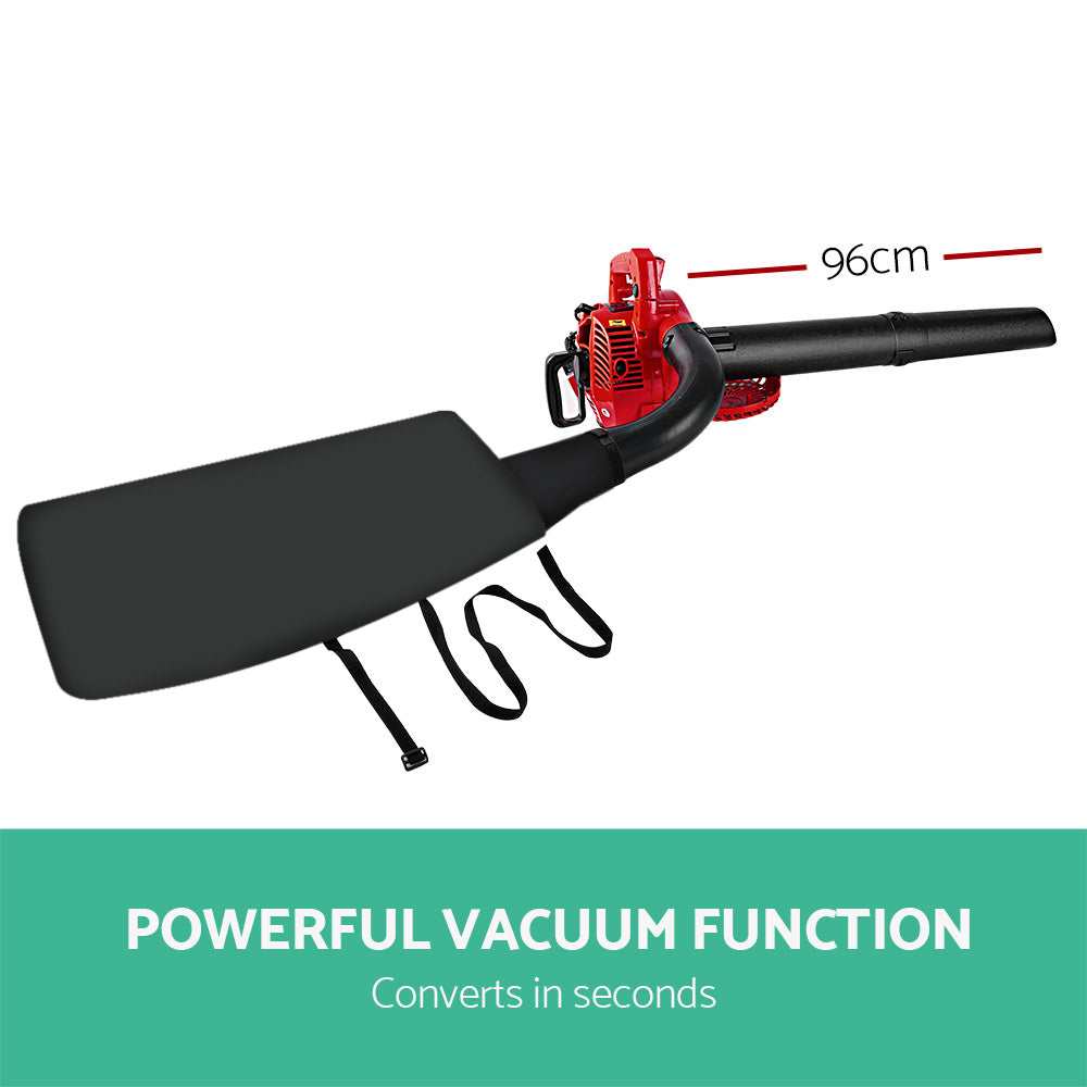 Giantz Petrol Leaf Blower Garden Vacuum Handheld Commercial Outdoor Tool 36CC Platinum Deals