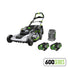 EGO Power+ LM2122SP-2 21” Self-Propelled Mower with Touch Drive™ with 2 x 4.0Ah Batteries and 550W Rapid Charger EGO Power+