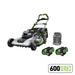 EGO Power+ LM2122SP-2 21” Self-Propelled Mower with Touch Drive™ with 2 x 4.0Ah Batteries and 550W Rapid Charger EGO Power+