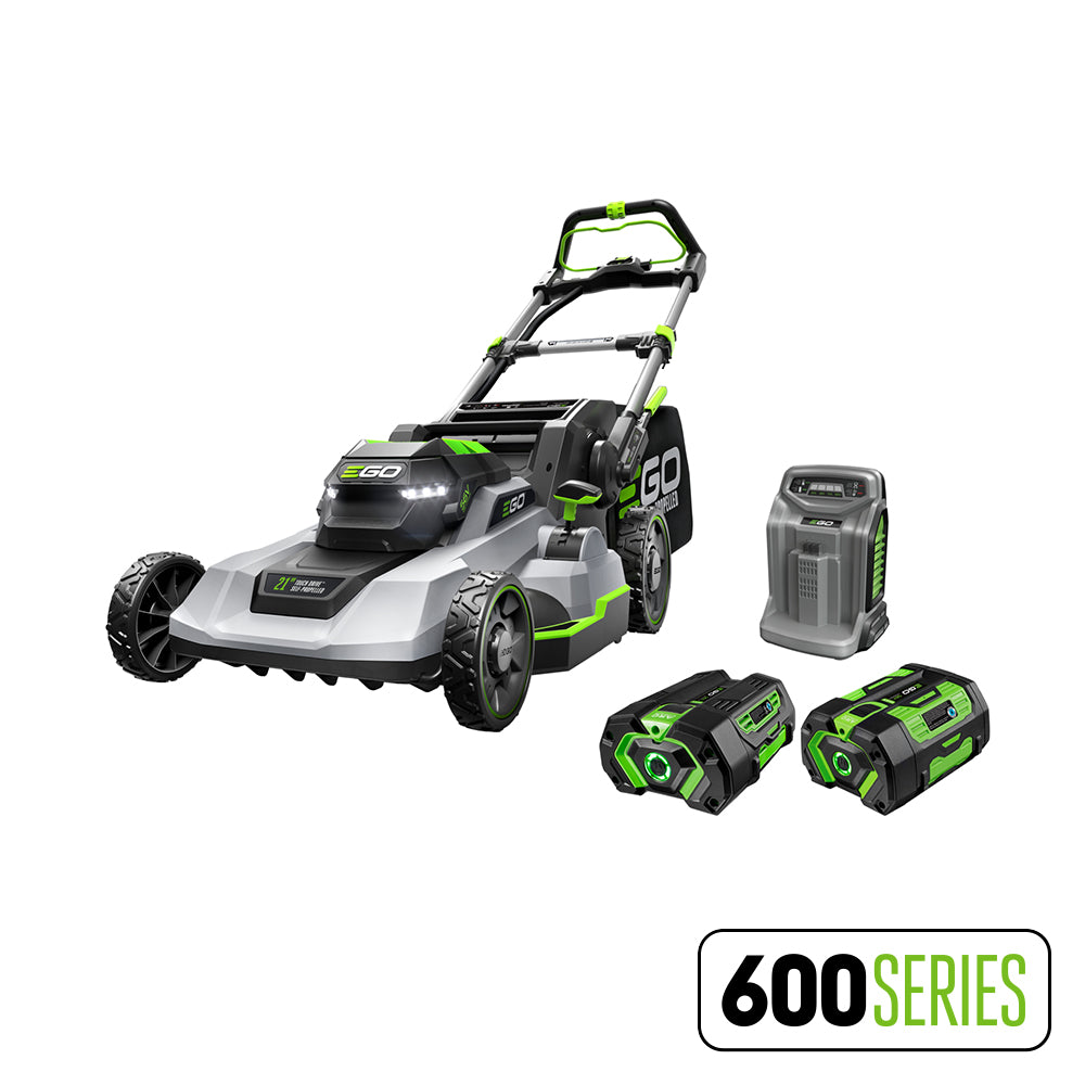 EGO Power+ LM2123SP-2 21” Self-Propelled Mower with Touch Drive™ with 4.0Ah + 6.0Ah Batteries and 550W Rapid Charger EGO Power+