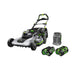 EGO Power+ LM2123SP-2 21” Self-Propelled Mower with Touch Drive™ with 4.0Ah + 6.0Ah Batteries and 550W Rapid Charger EGO Power+