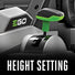 EGO Power+ LM2135  21" Select Cut Push Lawn Mower with 7.5Ah Battery and 550W Rapid Charger EGO Power+
