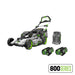 EGO Power+ LM2132SP-2 21" Select Cut™ Mower with Touch Drive™ Self Propelled Technology with 2 x 4.0Ah Batteries and 550W Rapid Charger EGO Power+