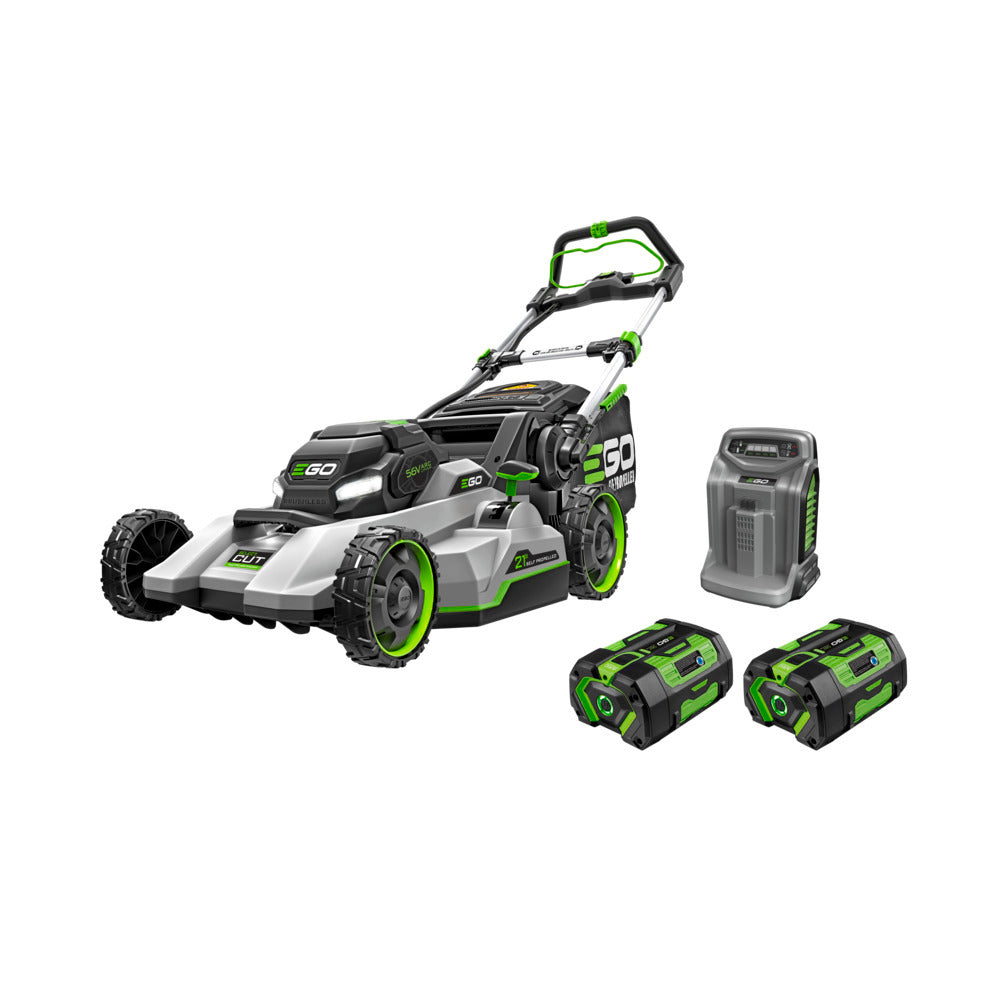 EGO Power+ LM2134SP-2 21" Select Cut™ Mower with Touch Drive™ SelfPropelled Technology with 2 x 6.0Ah Batteries and 550W Rapid Charger EGO Power+